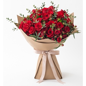 HLB077 LAUREEN玫瑰花束 (50枝玫瑰)